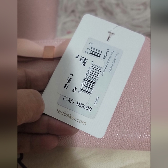 New Ted Baker London Purse,Wallet and cosmetic pouch set with dustbag - Picture 9 of 16